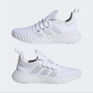 Adidas Women's Kaptir Flow Running Shoes White Gray Sz 8.5